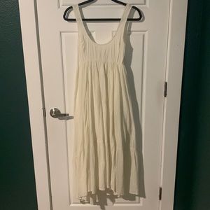 Cream Urban Outfitters mid length dress